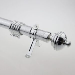 Wholesale Best Price 16 19 22 MM 26 40 Inch Iron Metal Curtain Rod Accessories Adjustable Aluminum Alloy Pipe For Windows