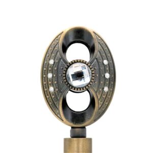 Fashionable Fancy Decorative Diamond Curtain Rod Finial