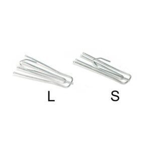 Reusable Curtain Accessories Long Short Hooks Metal Curtain Tape Hook Deep Pins Pleat Prong American Hook