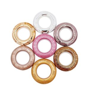 China Supplier Cheap Curtains Wholesale PP Material Eyelet rings for Curtain track