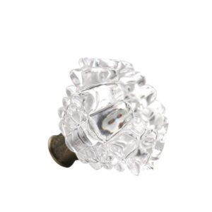 Acrylic Glass Crystal Finials For Curtain Rod Metal Pole Curtain Rods Wind