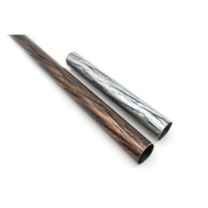 modern nordic rome gold telescopic curtain rod, double pole thick aluminum alloy mute punch curtain rod