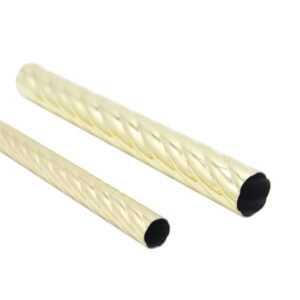 Factory direct fancy iron curtain pipe for double curtain rod, metal single curtain pole