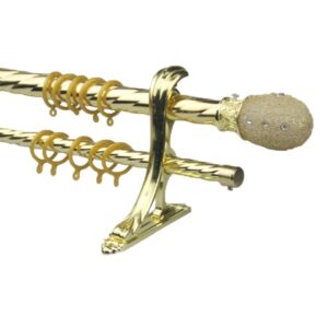 Luxury Polyresin Curtain Rod Final For Curtain Pole Curtain Rods Sets