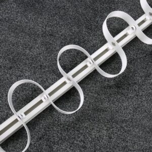simple style  Home Curtain Straight Track Serpentine Curtain Accessories Slider for window