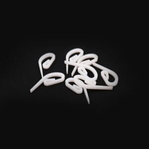 Shower Curtain Ring Hooks Plastic Track Weight Runners Pin Hook For Runner Bath Bathroom