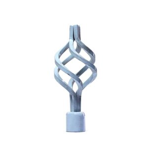 Decorative curtain rod iron finials, curtain accessory finials