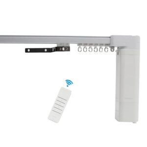 Home Smart Wifi Remote Motorized Electric Control Motor Curtain Track Automatic Curtain Silent Rails with Alexa Google Home