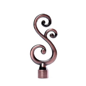 Color Glass Curtain Rod Finial Diamond Finial Curtain Making Accessories