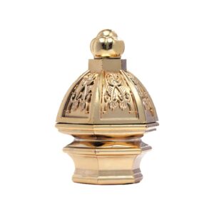 Antique Brass Classical Crystal Head Mental Curtain Rods And Accessories Curtain Poles Finials