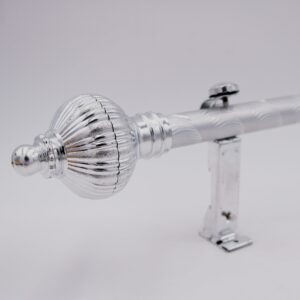 Curtain Tube 24mm Engraved Pipe Carving Aluminum Curtain Rod For Indonesia Market