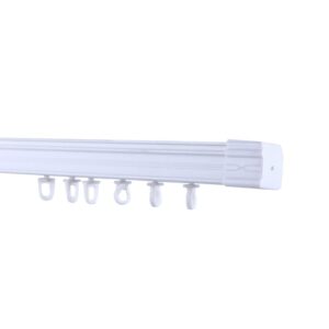 PVC swish curtain rail track with pulley system