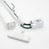 Aluminum Alloy Motorized Curtain Track Electric Curtain Track