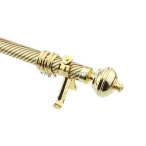 hot selling 26mm golden iron pipe for curtain rods