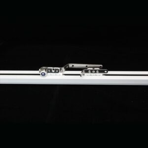 curtain accessories stainless steel pulley slider for electric curtain rod aluminum curtain rail
