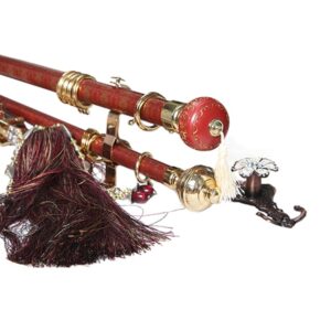 Wholesale customized good quality china fancy curtain rods, designer curtain rod, double track curtain rods