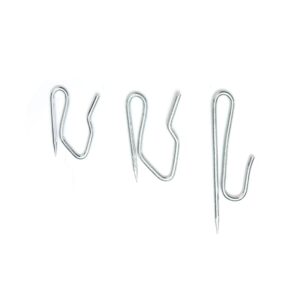 Wholesale stainless steel curtain pin hook metal wire forming metal shower curtain sheer hook