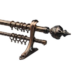 28Mm-19Mm Iron Curtains Traverce Rod Diameter Fancy Curtain Rods Curtain Rod Holder