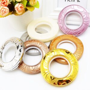 40mm ABS plastic plastic plastic curtain rod Pole drape Eyelet ring