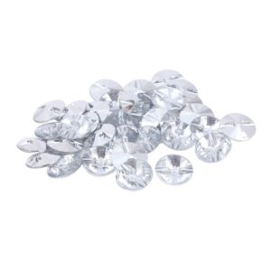 Single hole crystal button for sofa custom snap button supplier acrylic diamond sewing crystal upholstery buttons for clothes
