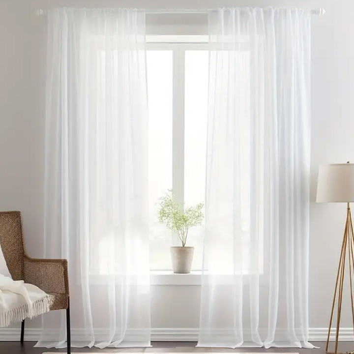Silk and Faux Silk Curtain