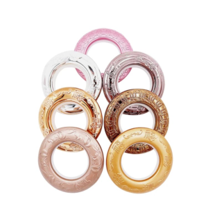 Wholesale Hot Sale Curtain Accessories 41mm ABS Curtain Ring Plastic Drapery Curtain Rings