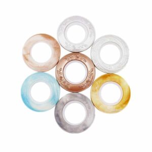 New eyelets Roman pole curtain accessories ring abs curtain ring curtain eyelet ring