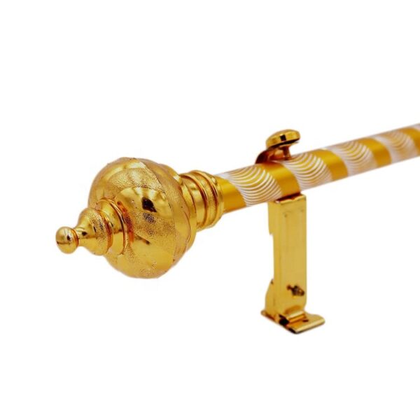 24mm Engraved Pipe Carving Aluminum Curtain Rod For Indonesia Market