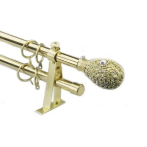Sell well new type roman rod curtain rods 19 mm, double curtain pipe shower curtain rod