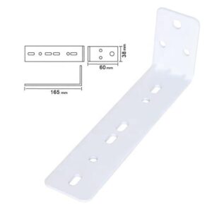 Electric curtain rod double wall bracket curtain accessories for aluminum curtain rail