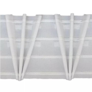 100mm White Transparent Curtain Tape 100% Polyester Curtain Binding Heading Tape