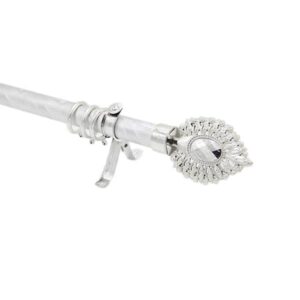Widely used superior quality fancy engraved curtain rods aluminium bath curtain tube