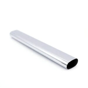 Polishing chrome pipe oval tube curtain pole for cloakroom