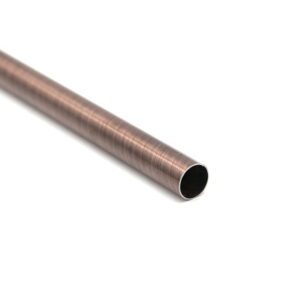 Low price plain metal curtain tube extendable curtain pole for curtain pipe rods accessories