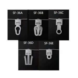 Customized services POM Material rolling friction Curtain Slider for Tent Windows Curtain Hanger