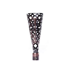 classic diamond series curtain finials double brackets iron curtain rods