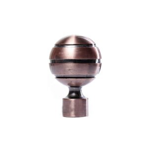 Classical and durable ball shape curtain finials, curtain pipe ends