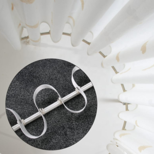 Easy Assembling Serpentine Ripple Fold Curtain Carrier Curved Track Curtain Accessories Slider for Window